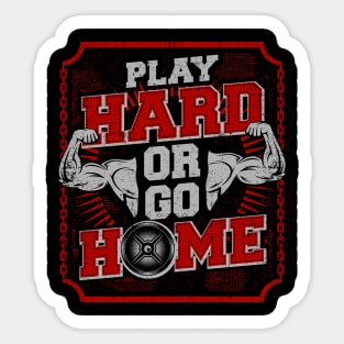 Play Hard Sticker